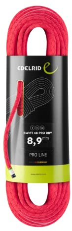 EDELRID Swift 48 Pro Dry 8.9 Kletterseil, pink, 30m