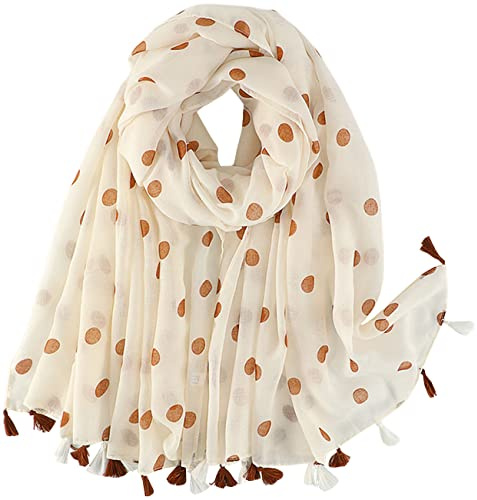 MAIRY Long Scarfs for Women Large Oversized Shawls Wraps with Tassel Lightweight Ladies Scarves FL-M05