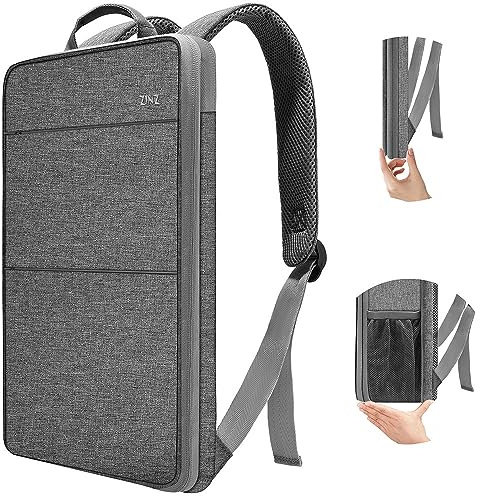 ZINZ Mochila para Portátil Delgada y Expandible, Resistente al Agua, Compatible con MacBook Pro 14 M4/M3/M2/M1, Mac Air/Pro 13,3, XPS 13 14 y la Mayoría de los Portátiles de 13-14,G02Y01