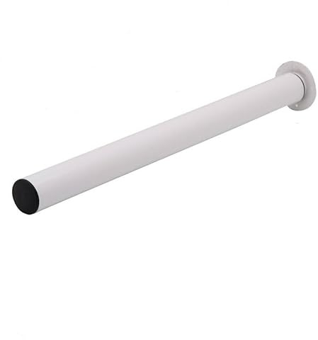 KingSaid Pieds de Lit Réglable 71-110cm Pied de Lit Table Basse Pieds de Meuble Réglables Cuisine en Métal Pieds Réglables en Hauteur avec Accessoires pour Meuble Bureau Salle de Bain (1, Blanc)