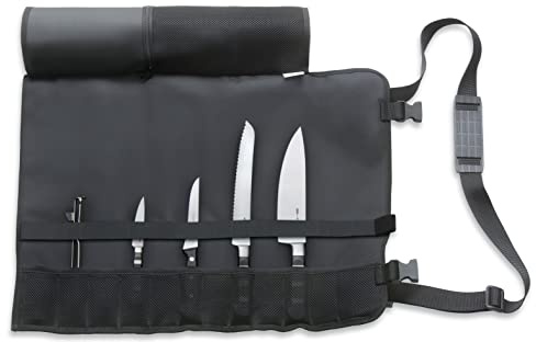 F. DICK Starter-Set 1905 5-teilig (Küchenmesser inkl. Rolltasche + Kochmesser inkl. Pendelschäler, Tasche aus Kunstfaser-Material abwaschbar) 81994000