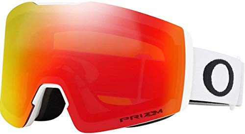 OAKLEY Unisex Fall Line Xm Sunglasses, Multicolored (Matte White/Prizm Snow Torch Iridium), M