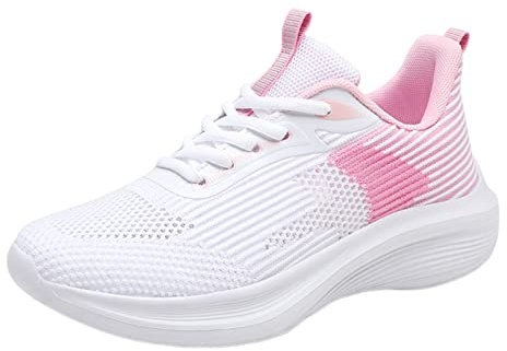 Gyaimxfu Damen Sneakers Turnschuhe Minimalistische Atmungsaktiv Turnschuhe Profilsohle Trainer Outdoor Fitness Gym Straßen Sneaker Damen Schwarz Reaktionsfreudiges