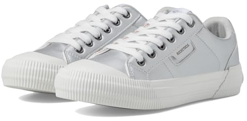 Rocket Dog Women's Cheery Sneaker, Silver, 5.5 UK