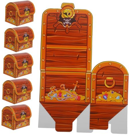 BESTonZON 6piezas Caja De Contenedor De y para Celebraciones Infantiles Temáticos