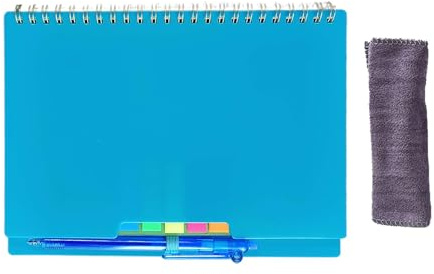 Intelligentes wiederverwendbares Notizbuch: Digitaler umweltfreundlicher Planer, wasserfestes Mineralpapier, radierbares Notizbuch mit hochwertigem Kugelschreiber, A5-Notizbuch mit 21,6 cm (8,5 Zoll)