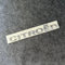 YCDSSM Auto Embleme für Citroen C4, Buchstaben Logo Abzeichen Aufkleber Sticker für Motorhaube Front Karosserie Kofferraum Heckklappen Tuning Styling Zubehör,Silver
