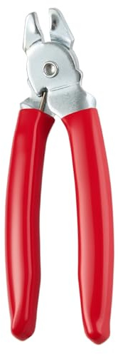 Hog Ring Pliers,Professional upholstery Hog Rings Pliers Kit,Auto Upholstery Installation Tool for Fence,animal pet cages,railings,wires,Ropes,sausage and Meat Casings(Bent Hog Ring Plier)