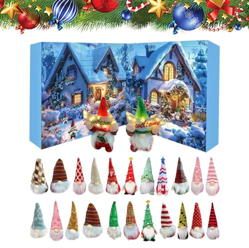 Adventskalender - 24 dagars räkning | Samlingssouvenirer minipresent daglig heminredning semesterdekorationer