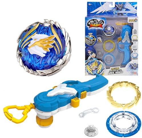 INFINITY NADO Toupie Jouet Enfant 5 6 7 8 9 10 11 12 Ans Garcon Fille,Non-Stop Battle Deluxe Ares Wings