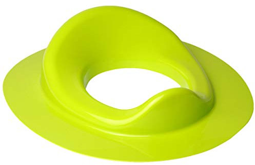 Toilettensitz/Toilettenaufsatz/Sitzverkleinerer - grün - apfelgrün - Bieco - Standardgröße mit Lehne & Pullerschutz - Verkleinerer Toilette - Toilettenauf..