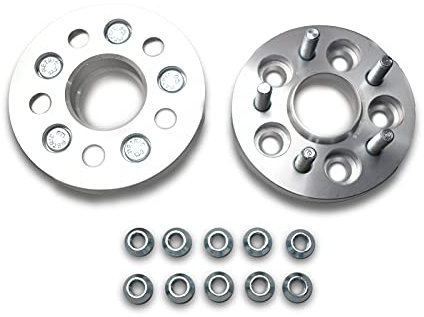 JINGLINGKJ 5 Lug Wheel Spacers PCD 5X114.3 Hub Bore 67MM Forged 2 Pack