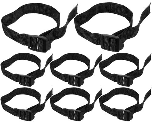 Sosoport 8pcs Lawn Spike Laces Spiked Garden Shoes Garden Lawn Aerator Shoes Spike s Straps Aerator Sandals laces Patio s Strap Nylon Inflatable s Manual