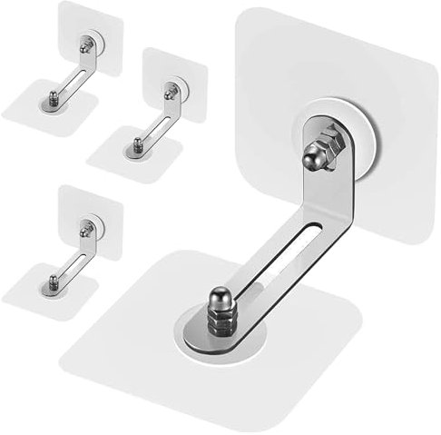 OioTuyi 4 Paare Kippsicherung Schrank, Kippsicherung Möbel, Wandbefestigung Schrank, Anti Kipp Möbelgurte, Kippschutz Möbel Wandanker Set für Schrank Regal Kommode, Babysicherheit und Haustiere