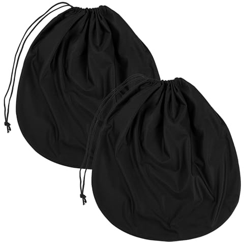 Ptwola Lot de 2 sacs de protection pour casque - Sacs de transport légers - Grand sac de protection pour casque de moto - Pour le sport, la course, le vélo, l'équitation, le voyage, la motoneige