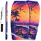 Wham-O 2er-Pack 93.98cm Boogie Board, Bodyboard mit Handgelenkleine, Fiberclad-Beschichtung Phuzion-Kern Crescent-Tail für Ozean, Kinder 8+ Jugendliche Erwachsene – Beach