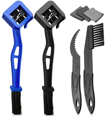 YIMAX Bicycle Cleaning Brush, 7PCS Bicycle Chain Cleaning Tool Set,Bike Chain Crankset Brush,Bike Cleaner Brush Tools Bike Chain Cleaner Brush Suitable for All Bike