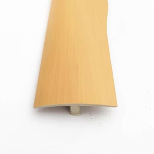 Tira de transición de 36 pulgadas de largo para baldosas, tira de umbral de perfil en T, tira divisora de azulejos de PVC, tiras de revestimiento de suelo de aspecto de madera, tira de conexión de