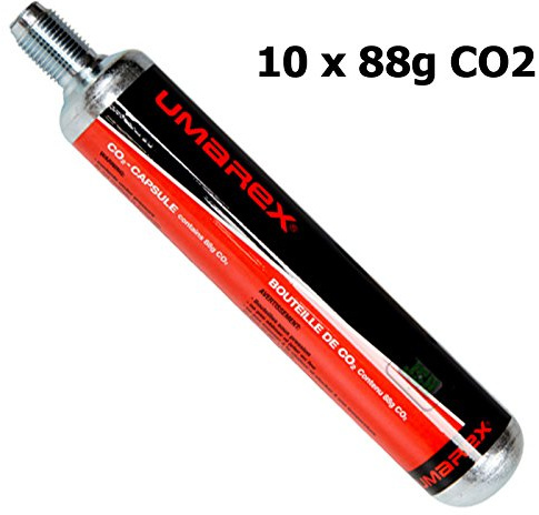 Umarex 88g Co2 Co 2 Gas Cartridge Air Rifle 88 Gram Airsource Paintball 88g 10 Pack