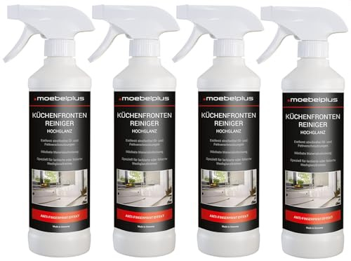 moebelplus Küchenfronten-Reiniger Hochglanz - 4er Set