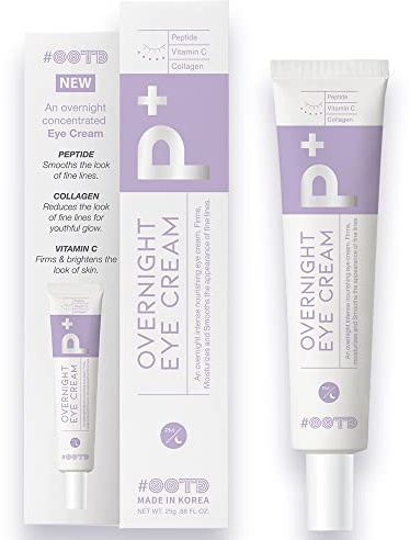 #OOTD Overnight Eye Cream P.M mit Peptiden, Kollagen und Vitamin C, Nachtaugencreme, intensive Feuchtigkeit und Verjüngung, 25 g