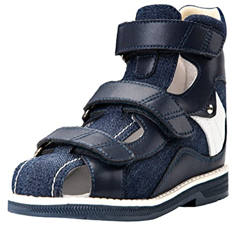 Orthopop Sandalias ortopédicas para niños,Zapatos correctores de punta alta para niñas y niños con soporte para el arco y el tobillo