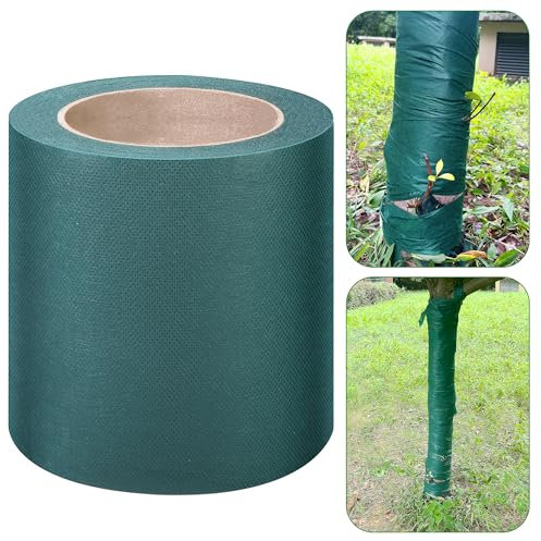 GIONAR 45Mx12CM Baum Winterschutz Wickelstreifen - Stammschutz Winter - Kälteschutz Frostschutzvlies Pflanzenschutz,Besser als Juteband für Pflanzen