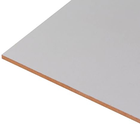 Taller del Cuadro Sl - Tableros de madera mdf blancos a medida en 3mm, 6mm y 10mm de cualquier tamaño. Tablero rectangular de 120 x 80 cm. 1 pieza.