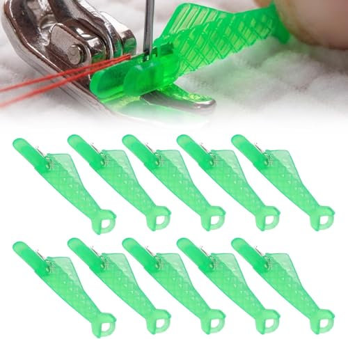 WANGENPING 10 Stück Nadeleinfädler, Fisch Einfädelhilfe, Nadeleinfädler für Nähmaschinen, Einfädelhilfe, Automatischer Einfädler Nadel Threading Tool, für Handnähen