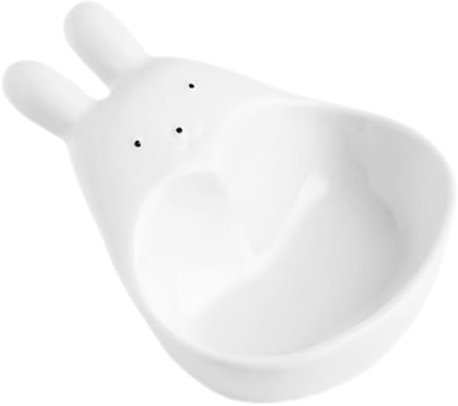 Cabilock Plato De Salsa De Conejo Plato Para Mojar De Dibujos Animados Cuencos Para Mojar De Cerámica Para Servir Salsa y Condimentos Cocina o Mesa
