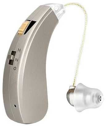 Amplificador de Sonido Recargable, Amplificador Auditivo BTE, Derecho, Retroauricular, Uso Sencillo, Discreto, Manual Español, Cancelación Ruido (ST-01-DERECHO)