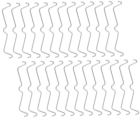 Yardenfun Stainless Steel Pegboard Clips and Secure Lock Design with Strong Load-Bearing Capacity 60pcs for Hanging Hooks for Garage and Workshop Organising