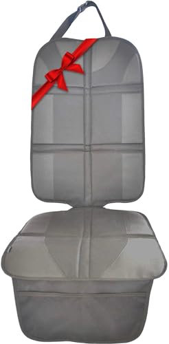 MyHappyRide Funda para Asiento de Coche Gris (Material Oxford Premium Royal) para Proteger de Asientos Infantiles Isofix, Impermeable, protección de Asiento de Coche Universal