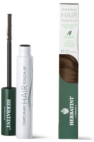 Herbatint Temporary Hair Touch-Up Châtain - Mascara Cheveux pour Retouche Instantanée des Racines | Couverture Temporaire Cheveux Gris, Testé Dermatologiquement, 93% d'Ingrédients d'Origine Naturelle