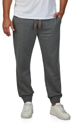 riverso Jogginghose Herren lang RIVKasper Regular Fit Sporthose Trainingshose Freizeithose Grau XL, Größe:XL, Farbe:Grey Melange Standard 2