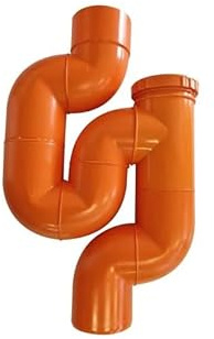 Sifone trapani in pvc - Diametro 100