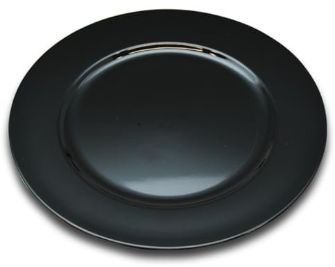 Sini BAJO PLATO DECORATIVO DE 33CM COLOR NEGRO
