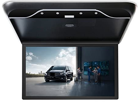 Lecteur DVD portable pour lecteurs vidéo d'appuie-tête de voiture 19 pouces voiture moniteur HD LCD écran voiture vidéo Playe 1080P Automobile plafond toit montage affichage Portable multimédia TV lie