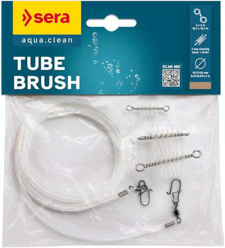sera Tubo Brush | Pulitore Flessibile per acquari per Tubi dal Filtro Esterno