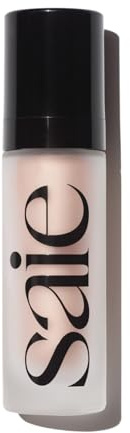 Saie Glowy Super Gel Lightweight Illuminator - Luminizer and Makeup Primer for Glowing Skin - Enriched with Vitamin C + Hydrating Squalane Oil - Roseglow (1 oz)