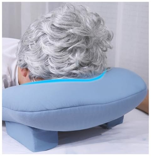 Fotrsta Almohada Boca Abajo para Dormir, Almohada Propensa A Posicionamiento De La Cabeza Después De La Cirugía De Los Ojos Almohada para Masaje Siesta Almohada De Bronceado