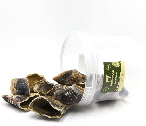 Fasson Food| Zoccolo di Bovino Essiccato per Cani – Confezione da 1kg, Cibo per cani naturale, 80% Cheratina per Manto Lucido e Pelle Sana 100% (1, ZOCCOLI 1KG RIC)