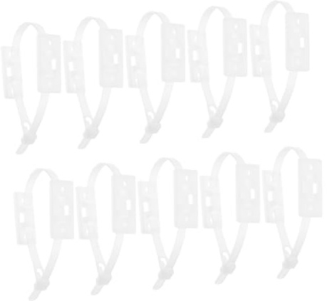 YARNOW 10pcs Proofing Furniture Anchors Safety Straps for Cabinets Dressers Bookshelves Wall Mount Material Preventing Tip-Over Accidents