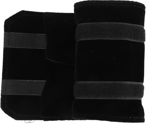 LAPYAPPE Organizzatore Gioielli Viaggio Porta Anelli da Viaggio in Velour Nero Custodia Portatile per Anelli e Accessori Uso Casa
