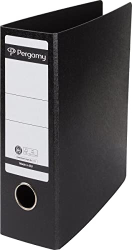 Pergamy 900902 Ordner A5 hoch 8cm schwarz
