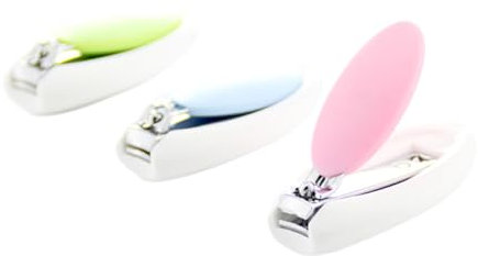 Toyvian 5stücke Nagelklipser Für Cartoon-design in Eiform Kreativer Nagelknipser Aus Pp-material Dreiseitige Umrandung Zur Tragbar Und Stilvoll