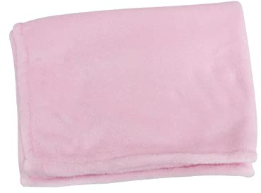 Alipis Couverture pour Animaux de Compagnie en Fibre de Polyester Rose, Plaid Polaire Léger Couture Soignée, pour Toute L'année et Offrant Chaleur et Confort