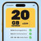 BuddySIM – eSIM Türkei – Digitale SIM-Karte ohne Vertrag – Kompatibel mit iPhone & Android – 5G LTE Highspeed Daten – Aktivierung in 30 Sek. per QR Code – Keine Roaming-Gebühren – Türkei SIM Karte