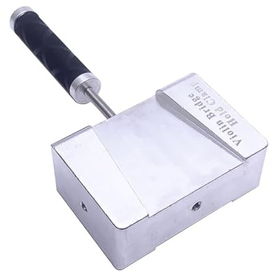 Universals Verstellbare Geigenbrücken-Befestigungsklemmen aus Metall, Geigenbauer-Werkzeuge, Präzisions-Steg-Halterung, Halterung