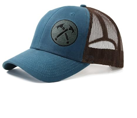 FUYIHCFB Cappellino da Camionista Unisex con Visiera, Cappellino tattico Seal, Cappellini da Caccia Blu Navy (3,L)